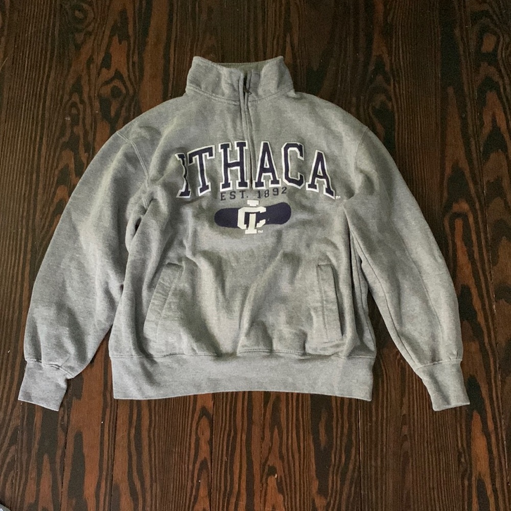 COPY - ITHACA COLLEGE QUARTER ZIP SWEATSHIRT
